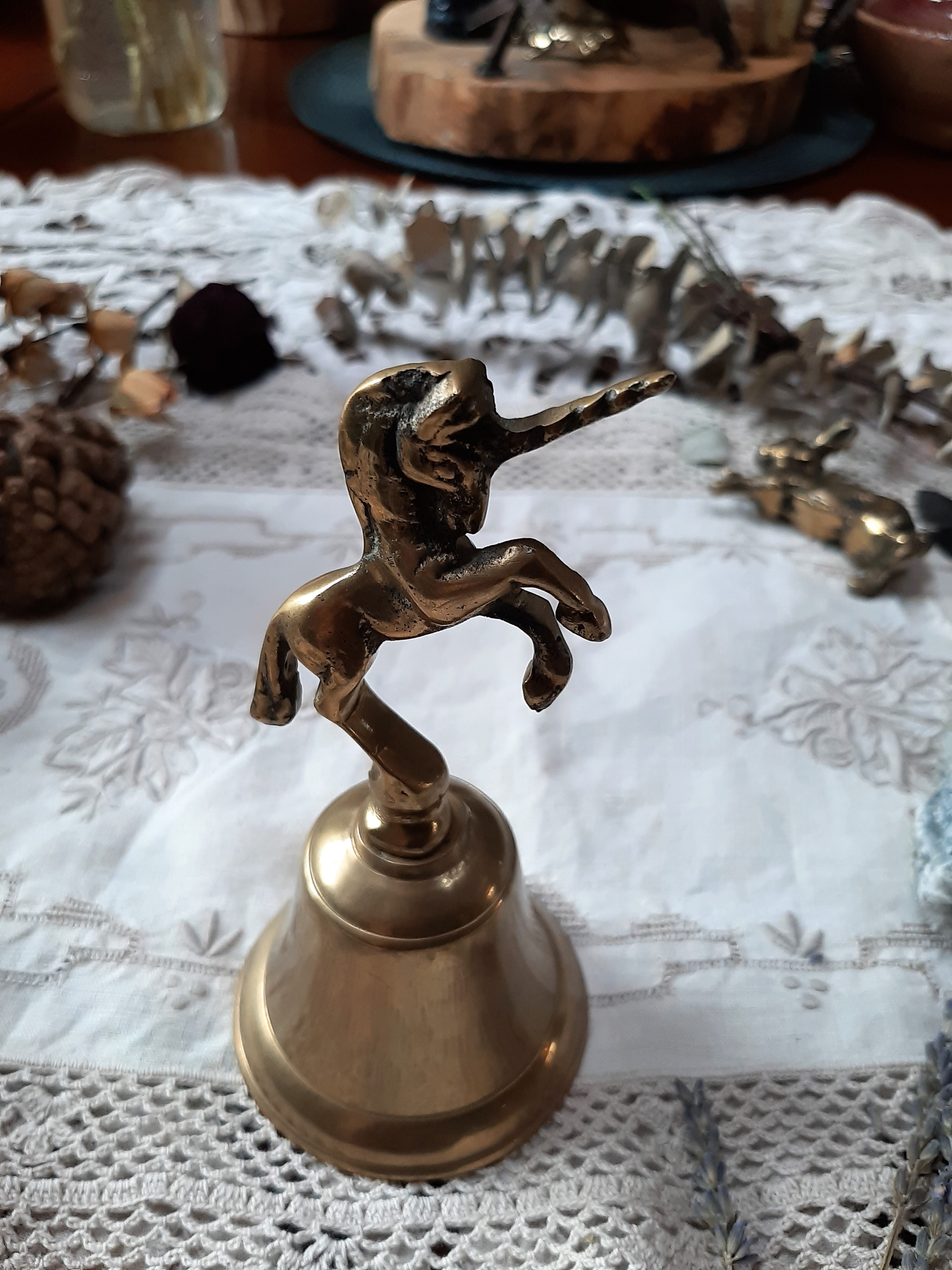 Brass Unicorn Bell